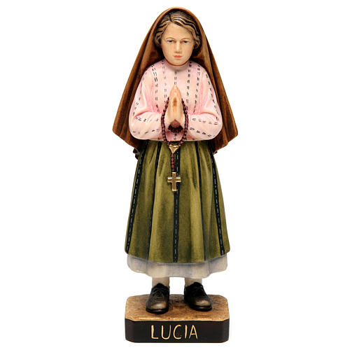 Shepherdess Lucia in painted wood of Valgardena 1