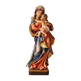Madonna Alpbach legno Valgardena dipinta