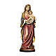 Madonna dell'amore legno Valgardena dipinta s1