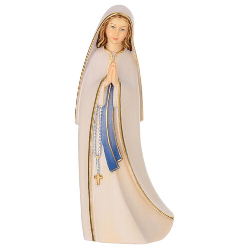 Madonna del Santuario legno Valgardena dipinta 1