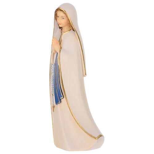 Madonna del Santuario legno Valgardena dipinta 3