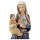 Madonna of Mariazell in wood, golden finish, Val Gardena s2