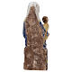 Virgen Mariazell sentada madera Val Gardena oro de tíbar antiguo s5