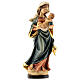 Madonna Mauch statue in painted wood, Val Gardena s1