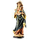 Our Lady with child hand painted wood statua Valgardena s3