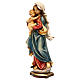 Statua Madonna delle Alpi legno dipinto Val Gardena s3