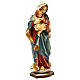 Statua Madonna delle Alpi legno dipinto Val Gardena s4
