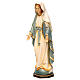 Statua Madonna Miracolosa legno dipinto Val Gardena s3