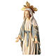 Estatua Virgen Milagrosa con corona de rayos madera pintada Val Gardena s4
