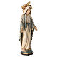 Estatua Virgen Milagrosa con corona de rayos madera pintada Val Gardena s8