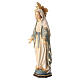 Statua Madonna Miracolosa con raggiera legno dipinto Val Gardena s6