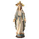 Figura Cudowna Madonna z promieniami drewno malowane Val Gardena s1