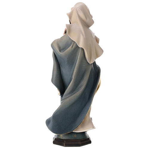 Immaculate Mary baroque style statue in painted wood, Val Gardena 6
