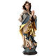 Our Lady of Grace painted wood statue baroque style s1