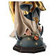 Our Lady of Grace painted wood statue baroque style s3