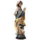 Our Lady of Grace painted wood statue baroque style s5