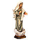 Statua Madonna di Medjugorje legno dipinto Val Gardena s4