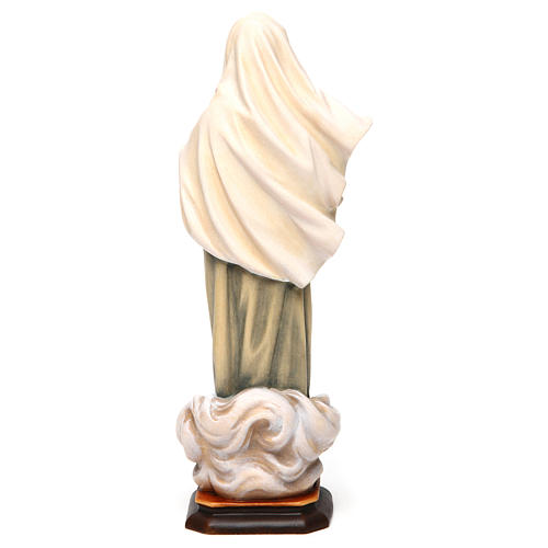 Our Lady of Medjugorje painted Valgardena wood statue 5