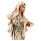 Estatua Virgen reina de la paz madera pintada Val Gardena s4
