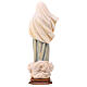Estatua Virgen reina de la paz madera pintada Val Gardena s8