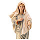 Statua Madonna regina della pace legno dipinto Val Gardena s2