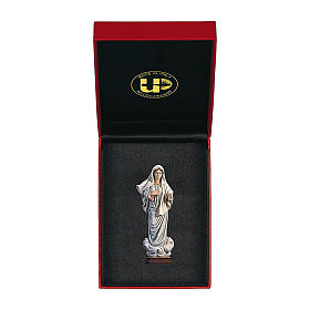 Imagens em Madeira Pintada: Imagem Nossa Senhora rainha da paz madeira pintada Val Gardena Imagens em Madeira Pintada: Imagem Nossa Senhora rainha da paz madeira pintada Val Gardena