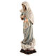 Statua Madonna Kraljica Mira legno dipinto Val Gardena s2