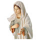 Our Lady of Medjugorje with church painted Valgardena wood statue s5