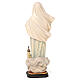 Statue Notre-Dame Reine de la Paix avec église bois peint Val Gardena s5