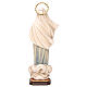 Madonna Medjugorje Statue with halo wood painted Val Gardena s5