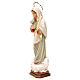 Statue Notre-Dame Reine de la Paix avec auréole d'étoiles bois peint Val Gardena s3