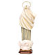 Statua Madonna regina della pace con raggiera legno dipinto Val Gardena s5