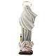 Estatua Virgen de Medjugorje con iglesia y corona de rayos madera pintada Val Gardena s8