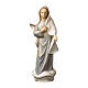 Our Lady of Medjugorje painted Val Gardena wood statue modern style s1