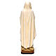 Our Lady of Lourdes painted Val Gardena wood statue s5