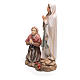 Group apparition of Lourdes statue in painted wood, Val Gardena s2