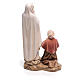Group apparition of Lourdes statue in painted wood, Val Gardena s4