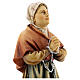 Saint Bernadette statue in painted wood, Val Gardena s2