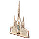 Statue Notre-Dame de Lourdes 8 cm avec basilique 20x16 cm bois peint Val Gardena s3
