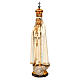 Our Lady of Fatima Capelinha with crown statue in painted wood, Val Gardena s3