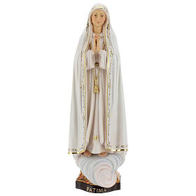 Our Lady of Fatima Capelinha statue in painted wood, Val Gardena