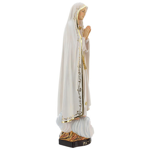 Our Lady of Fatima Capelinha statue in painted wood, Val Gardena 4