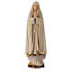 Our Lady of Fatima Capelinha Statue, wood painted Val Gardena s1