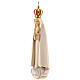 Statue Notre-Dame de Fatima stylisée avec couronne bois peint Val Gardena s3