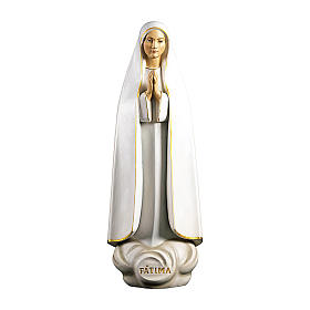 Imagens em Madeira Pintada: Imagem Nossa Senhora de Fátima estilizada madeira pintada 
Val Gardena