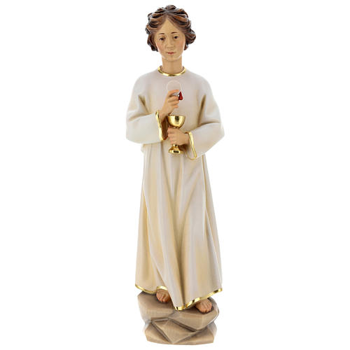 Angel of Peace of Fatima statue in painted wood, Val Gardena | online ...