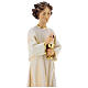 Angel of Peace of Fatima statue in painted wood, Val Gardena s5