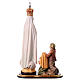 Group apparition of Fatima with crown statue in painted wood, Val Gardena s5