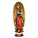 Statue Gottesmutter von Guadalupe bemalten Grödnertal Holz s1
