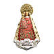 Our Lady of Mariazell statue to hang in painted wood, Val Gardena s1